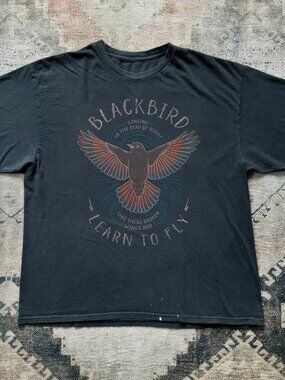 Vintage Blackbird TShirt, The Beatles Rock Band Shirt, The Beatles concert shirt